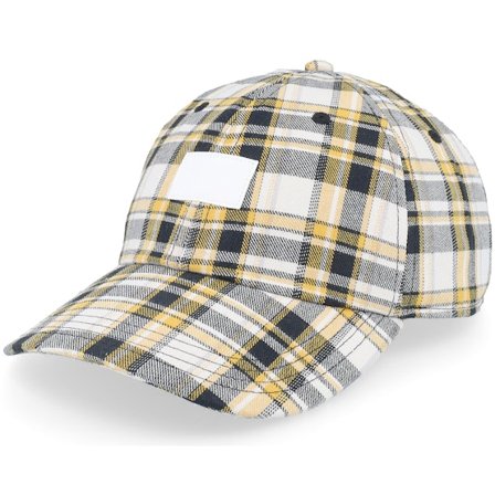 Equip - Yellow - unconstructed - Cap - Yellow Check Dad Cap - Hatstore