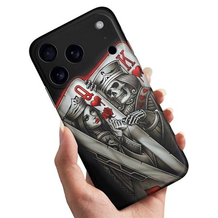 iPhone 17 Pro - Skal/Mobilskal King Queen Kortlek