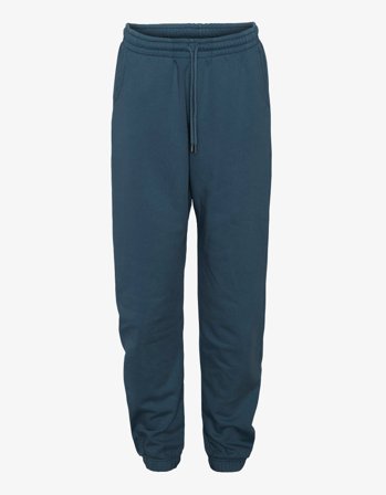 Organic Sweatpants - Petrol Blue - XS