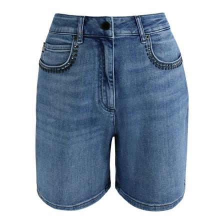Love Moschino, Shorts Niebieski, Kobieta, Rozmiar: 2XS
