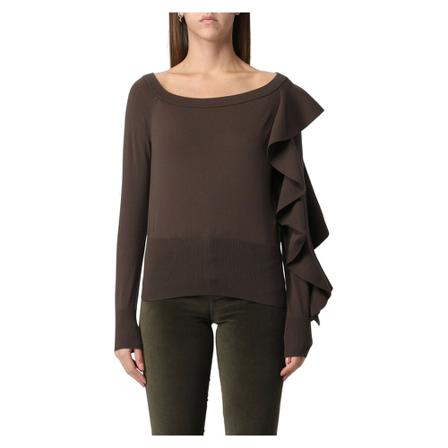 Liu Jo Long Sleeve Tops Brun, Dame
