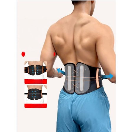 Ammattimainen miesten painonnostovyö liukulukolla kyykkyihin ja maastavetoon - vahvistettu lannerangan tuki M