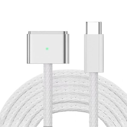 Magnetisk USB C til Magsafe 3 opladerkabel (140W), magnetisk opladerkabel