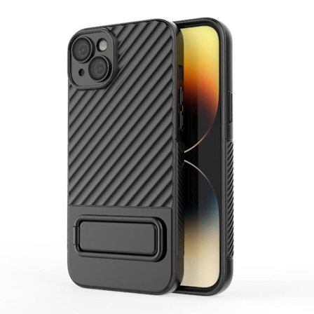Wavy Texture TPU- case för iPhone 15 Plus