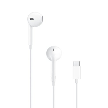 Apple Earpods med mikrofon og fjernbetjening, USB-C, Original - Hvid