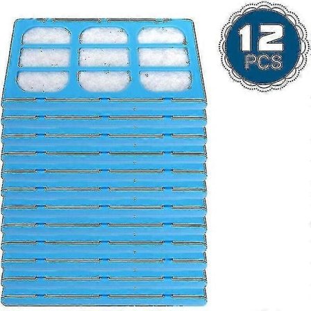 12 stk. erstatningsfiltre for kjæledyrvannfontene, vannfilterpatroner kompatible med Cat & Dog Mate-fontener