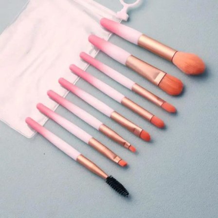 Profesjonelt sminkekostsett kosmetisk pudder øyenskygge foundation rouge blending concealer jenter skjønnhet sminkeverktøy koster