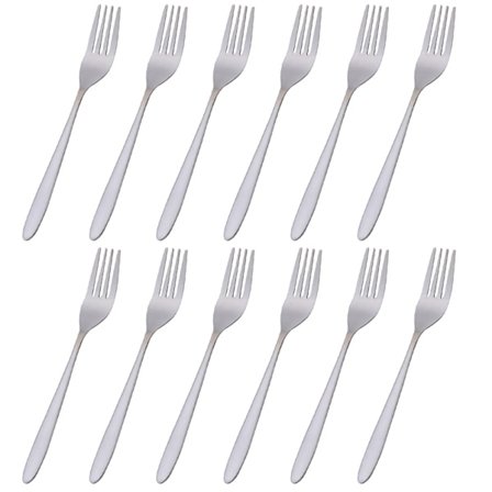Forks, Set of 12 Stainless Steel Forks, Cutlery