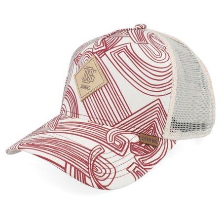 Djinns - Beige trucker Keps - Hft Cap Ma Pattern Beige A-Frame Trucker @ Hatstore