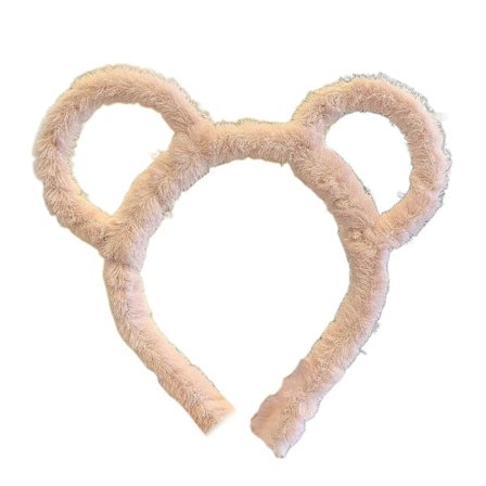 Naisten Talvi Paksu Pehmo Panta Pyöreät Karhun Korvat Meikki Hiusten Vanteet Joustava Makeisenvärinen Päähine Hiustarvikkeet