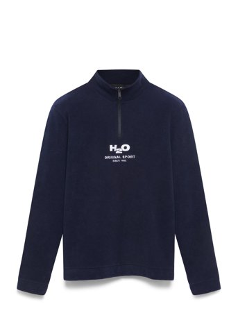 H2O Blåvand Ii Fleece Half Zip - Black - XXL