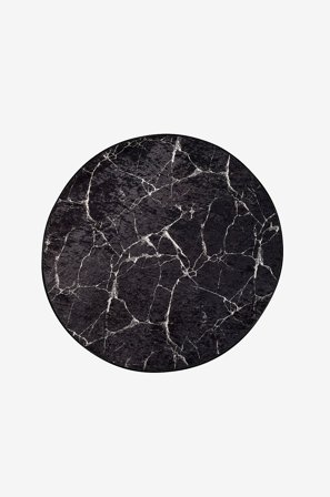 Conceptum Hypnose - Teppe Marble round - Flerfarget - Glattvevde tepper - 140 - Fra Homeroom