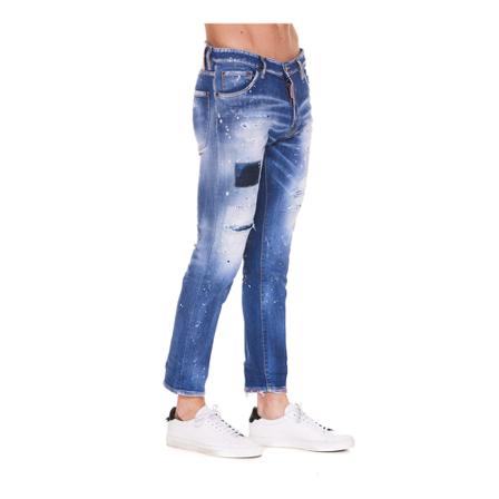 Dsquared2 - Jeans - Blå - Herr - Storlek: 2xl, Herr, Storlek: 2XL