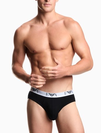 Emporio Armani 3 Pack Bottom - Black - XL