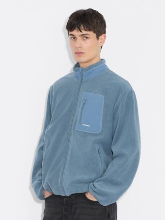 Holzweiler Regular Fleece Jacket - Dusty Blue - Men's - M