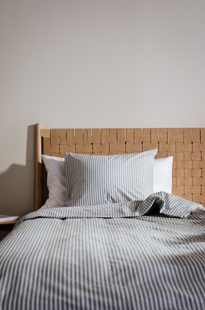 Jotex - Dynetrekk Økologisk Blå/hvit - ESSA - Kjøp Sengesett hos Jotex