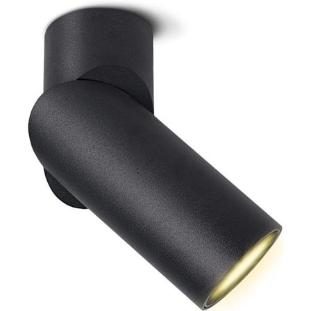 Justerbar og roterbar spotlight med GU10 LED-pære - 6 W varm hvid 230 V - [Energiklasse A+]