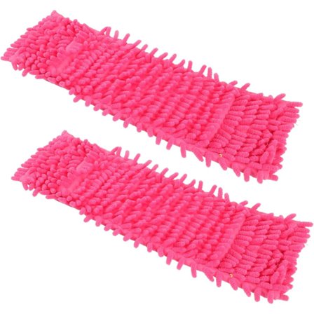 Udskiftningsmoppeklude Sæt Røde Moppeklude Holdbare til Rengøring af Gulve Hjørner og Vinduer Moppetilbehør til Hjemmebrug