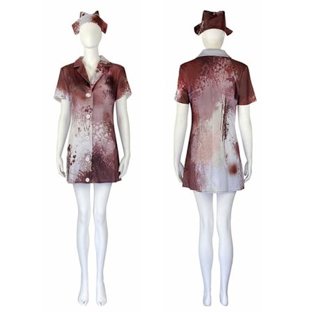 Dead by Daylight kostym, Silent Hill kostym, Butcher Ghost npc kostym, Halloween prestationsdräkt, COSPLAY skräck kostym