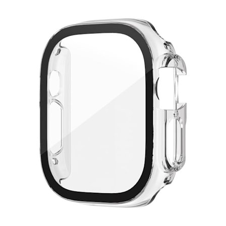 Klart PC & Hærdet Glas Beskyttelsesetui Kompatibelt med Apple Watch 4/5/6 40mm - Optimal Beskyttelse