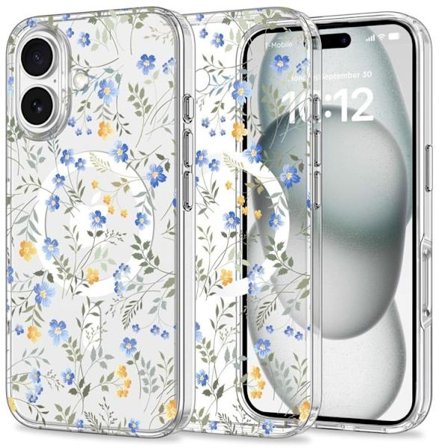 Tech-Protect Mobilskal till iPhone 16 Magsafe Magmood - Spring Flowers