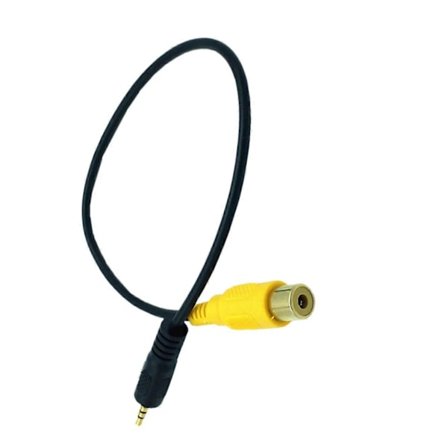 RCA til 2,5 mm AV-IN Kabel Bil Bakkamera TIL GPS 2,5 mm 0,3 m