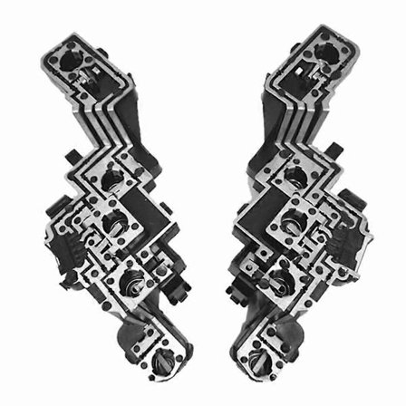 2 stk. Auto Bakre Venstre Høyre Baklyskretskort for Peugeot 307 Hatchback 2008-2013