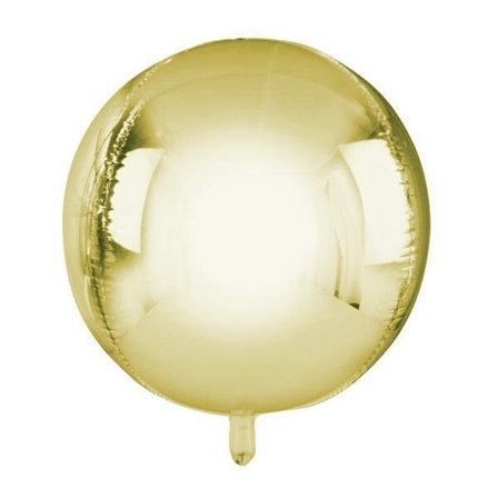 Guld Klotballong - Metallic Orb foilBallong