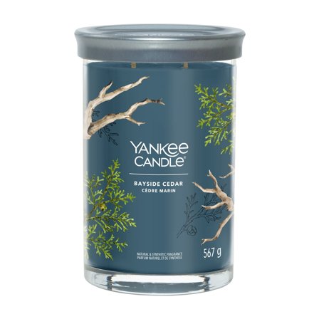 Yankee Candle Signature Tumbler Candles Bayside Cedar 567g - Candela Profumata