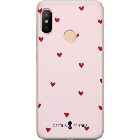 Kompatibel Mobilcover til Xiaomi Xiaomi Redmi 6 Pro Cactus and Friends – HeartSprinkle