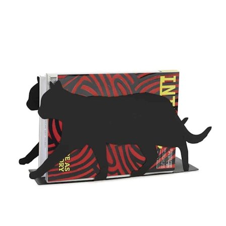 Balvi Magazine Rack Feline Black
