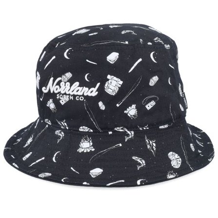 SQRTN - Svart bucket Hatt - Dreams Black Bucket @ Hatstore