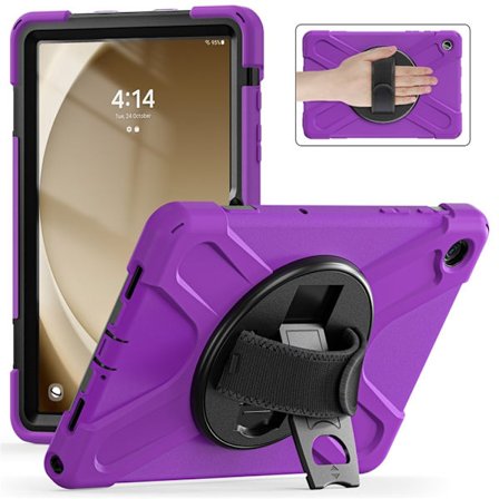 Mobilskal till Galaxy Tab A9 Plus Silikon Rotary Kickstand