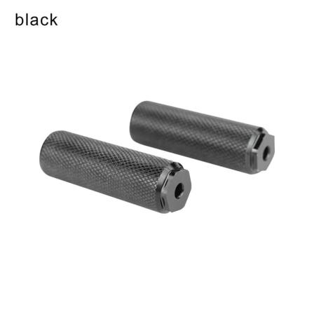 1 Par Skoterpedaler Antisladd Ryggpedal Svart