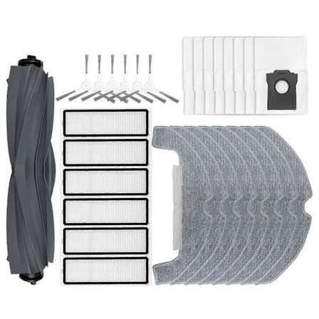 Högkvalitativa reservdelar för D10 Plus Gen 2 RLD32GD robotdammsugare, tillbehör, huvudborste, sidoborste, filter, mopp