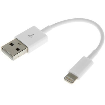 Kort laddkabel till iPhone – 13 cm Lightning till USB