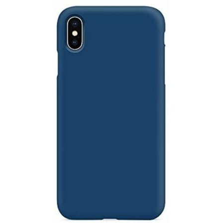 iPhone XS Cover, iPhone X Cover, Flydende Silikon Cover med Blød Mikrofiberforing Beskyttende Bumper Stødsikker Cov