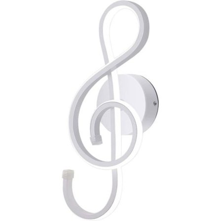 22W modern vägglampa belysning inomhus LED kreativ vägglampa musiksymbol