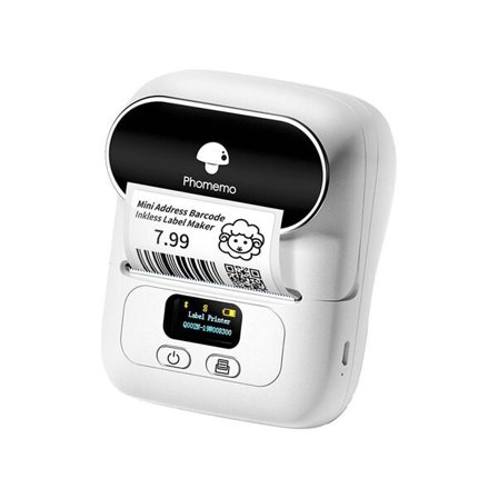 Phomemo M110 portabel etikettskrivare med termoteknik - Vit