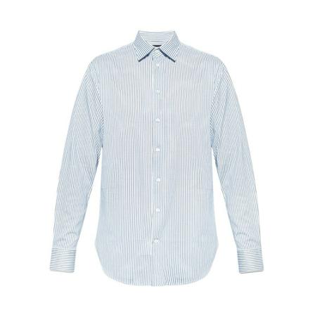 Emporio Armani - Skjortor - Blå - Herr - Storlek: 4xl, Herr, Storlek: 4XL