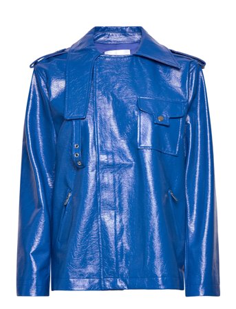 Kaya Pu Jacket Blue Hosbjerg