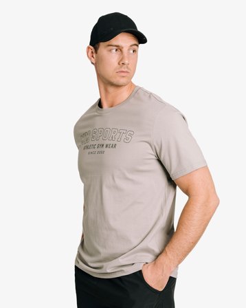 MM Sports Workout T-shirt Varsity, Smoked Grey - XXL, Treningsklær & Sko, Treningsklær Herre, T-skjorte