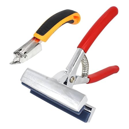 Canvas-tång och häftborttagare, rostfritt stål, anti-canvas sträcktång