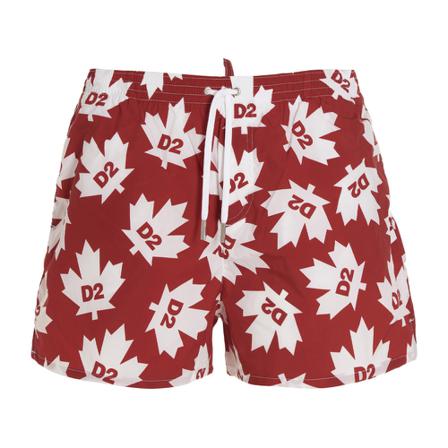 Dsquared2, Sea clothing swimming trunks Rood, Heren, Maat:XL