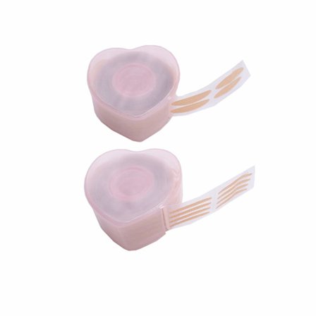 1200 stk. dobbelt øjenlågsbånd dobbelt øjenlåg enkeltsidet øjenlågsklistermærke usynligt øjenlågsklæbebånd med 2 stk. forstænger hudfarve