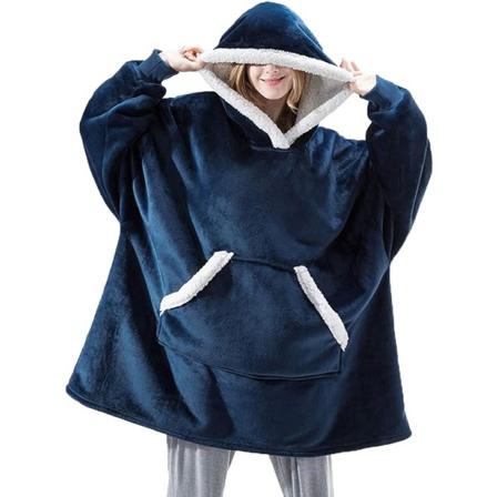 Hoodie-tæppe Sweatshirt, Super blødt og hyggeligt varmt