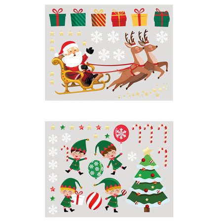 Julevindusklistermerker Julenissen og Nissar