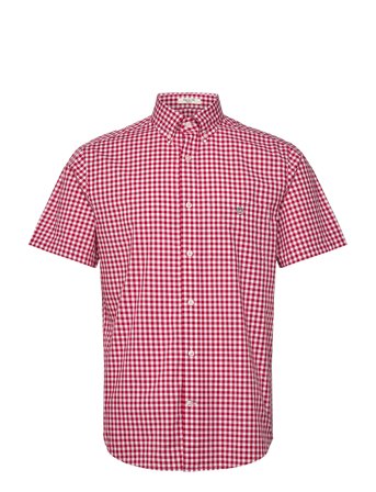 GANT | Reg Poplin Gingham Ss Shirt | M