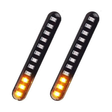 2 kpl auton virtaavat takajarruvalot 12 LED-suuntavilkkuliuska 3528 Smd rekisterikilven valo vilkku pysäytä vilkkuminen