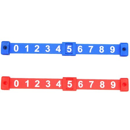 Fotboll Air Hockey Räknare Paket med 2 Interaktiva Bordsfotboll Målräknare för Spel och Tävlingar (FMY)